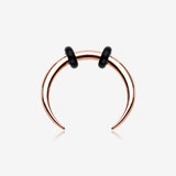 Rose Gold Basic Steel Pincher Septum Ring