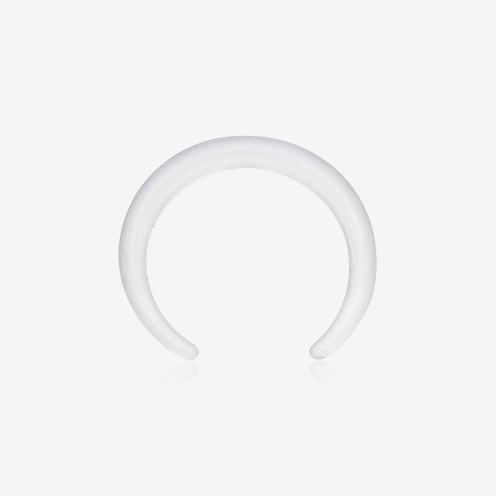 MODRSA Clear Septum Ring Nose Hoop Rings Daith Retainer for