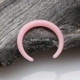Detail View 1 of Bio-Flexible Soft Touch Septum Retainer-Light Pink