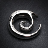 Detail View 1 of A Pair of Twirl Fang Spiral Steel Hanging Taper Expander-Steel