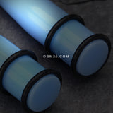 Detail View 2 of A Pair of Solid Color UV Acrylic Taper-Light Blue