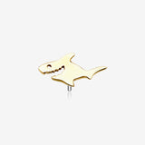 14 Karat Gold OneFit Threadless Toony Shark Top Part
