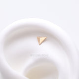 Detail View 1 of 14 Karat Gold OneFit‚Ñ¢ Threadless Tetrahedron Pyramid Top Part