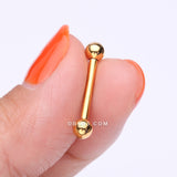 Detail View 2 of Pure24K Implant Grade Titanium Internally Threaded Basic Barbell