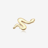 Pure24K Implant Grade Titanium OneFit Threadless Slithering Snake Top Part