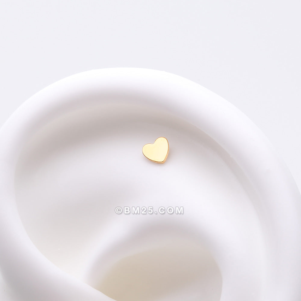 Detail View 1 of Pure24K Implant Grade Titanium OneFit‚Ñ¢ Threadless Heart Top Part