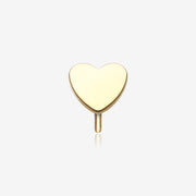 Pure24K Implant Grade Titanium OneFit™ Threadless Heart Top Part