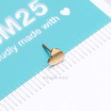 Detail View 4 of Pure24K Implant Grade Titanium OneFit‚Ñ¢ Threadless Heart Top Part