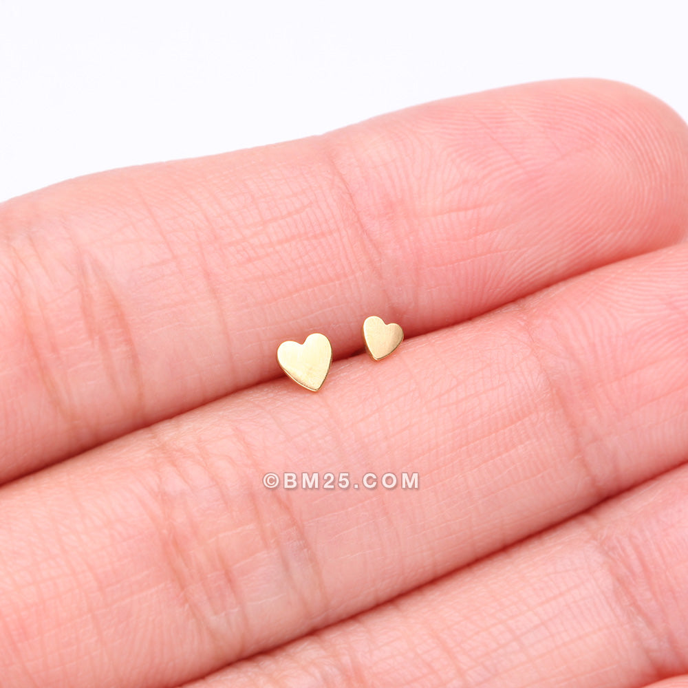 Detail View 3 of Pure24K Implant Grade Titanium OneFit‚Ñ¢ Threadless Heart Top Part