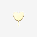 Pure24K Implant Grade Titanium OneFit Threadless Heart Top Part
