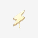 Pure24K Implant Grade Titanium OneFit Threadless Lightning Bolt Top Part