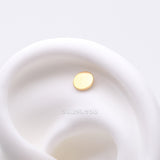 Detail View 1 of Pure24K Implant Grade Titanium OneFit Threadless Flat Round Disc Top Part