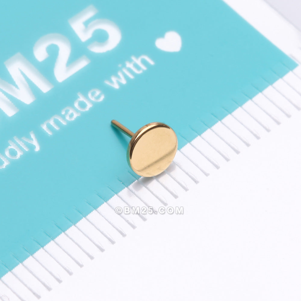 Detail View 4 of Pure24K Implant Grade Titanium OneFit‚Ñ¢ Threadless Flat Round Disc Top Part