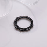 Detail View 1 of Blackline Classic Chain Link Clicker Hoop Ring